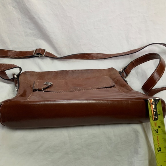 Brown Leather Crossbody Bag by Giani Bernini - Picture 4 of 11